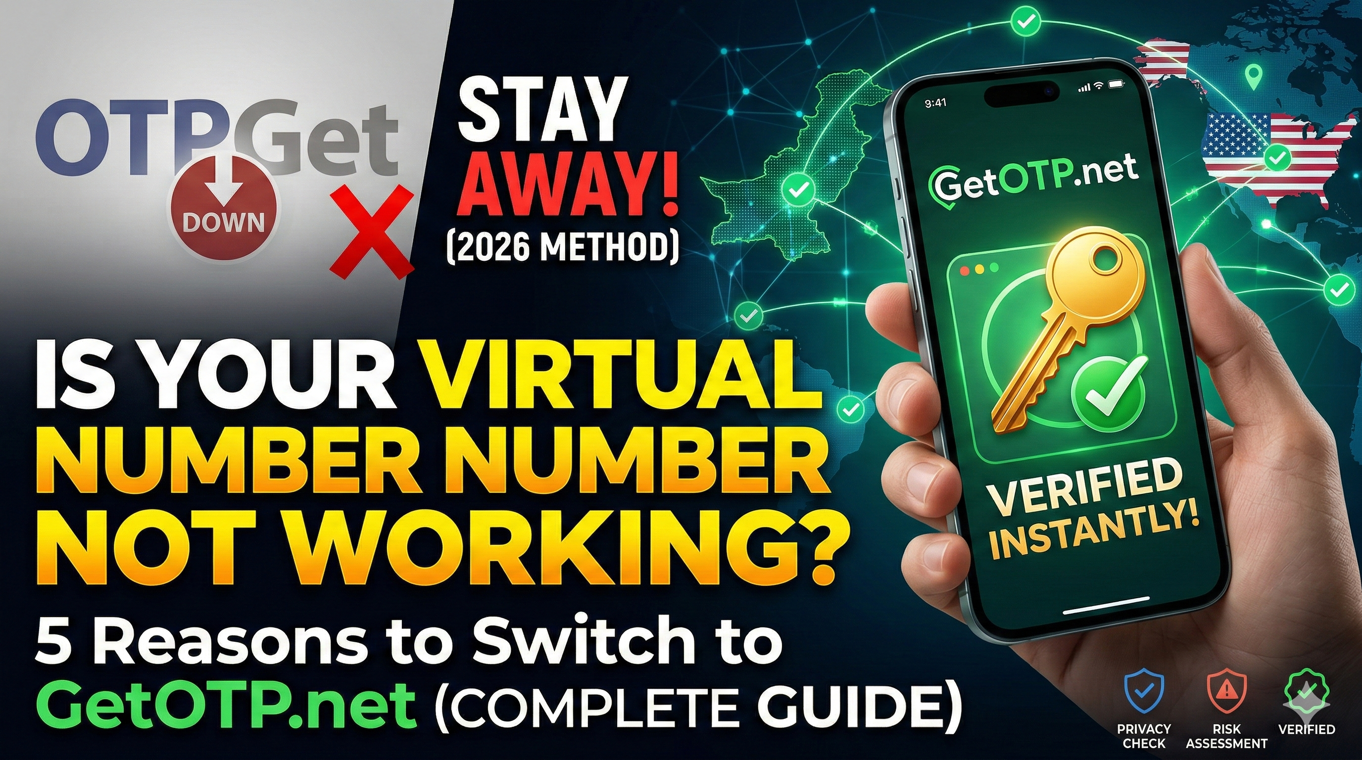 Is OTPGet Not Working? 5 Reasons to Switch to GetOTP.net for Instant Verification